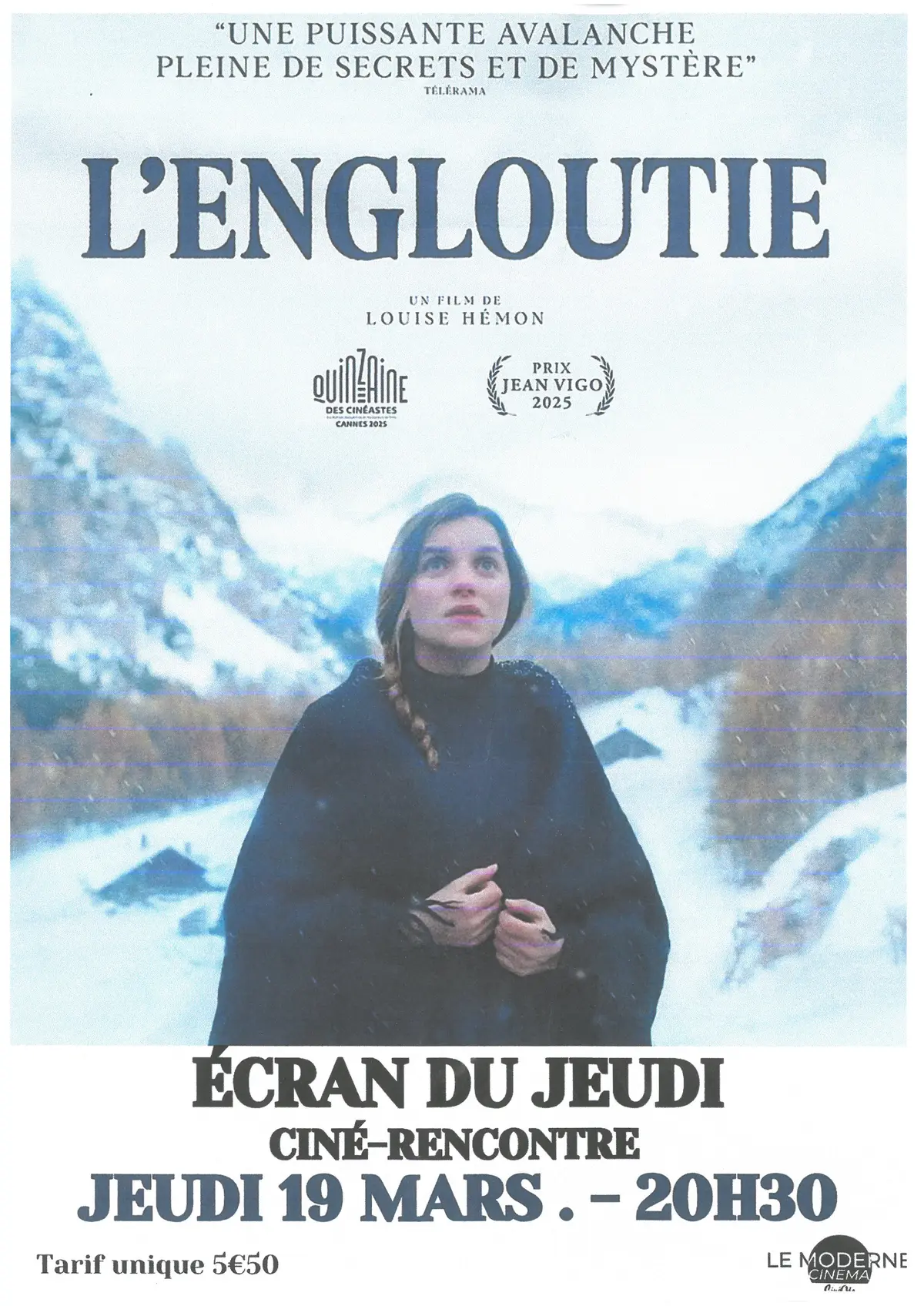 Ecran du Jeudi : L'engloutie