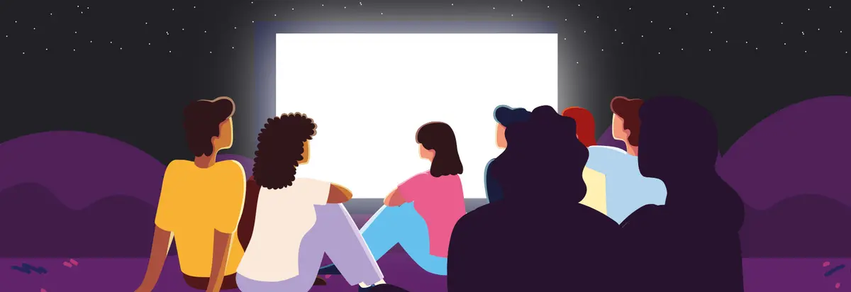 Ecran sous les étoiles - cinéma en plein air à l'Alhambra