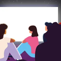 Ecran sous les étoiles - cinéma en plein air à l'Alhambra