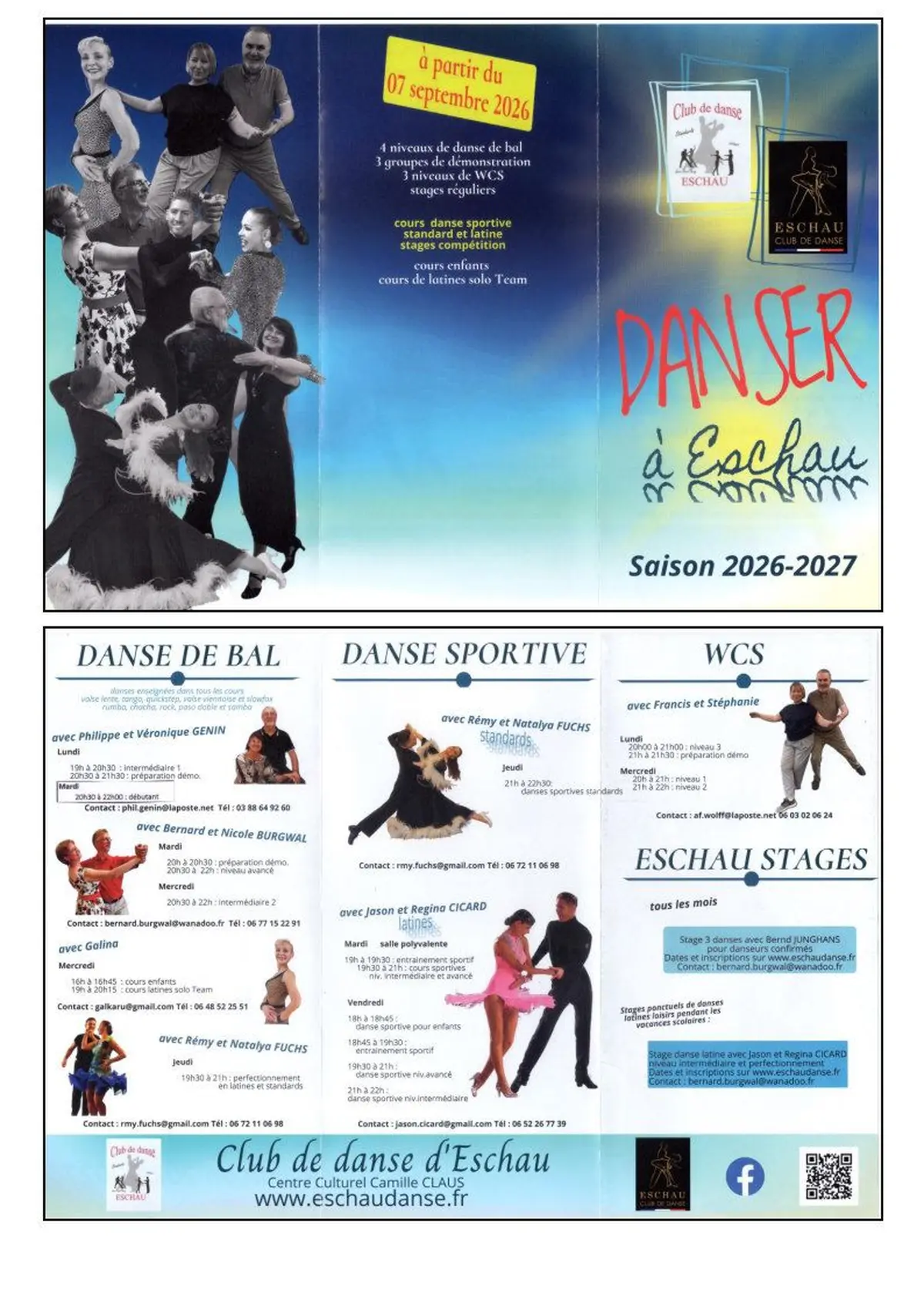 Club de Danse d'Eschau : reprise des cours saison 2026/2027