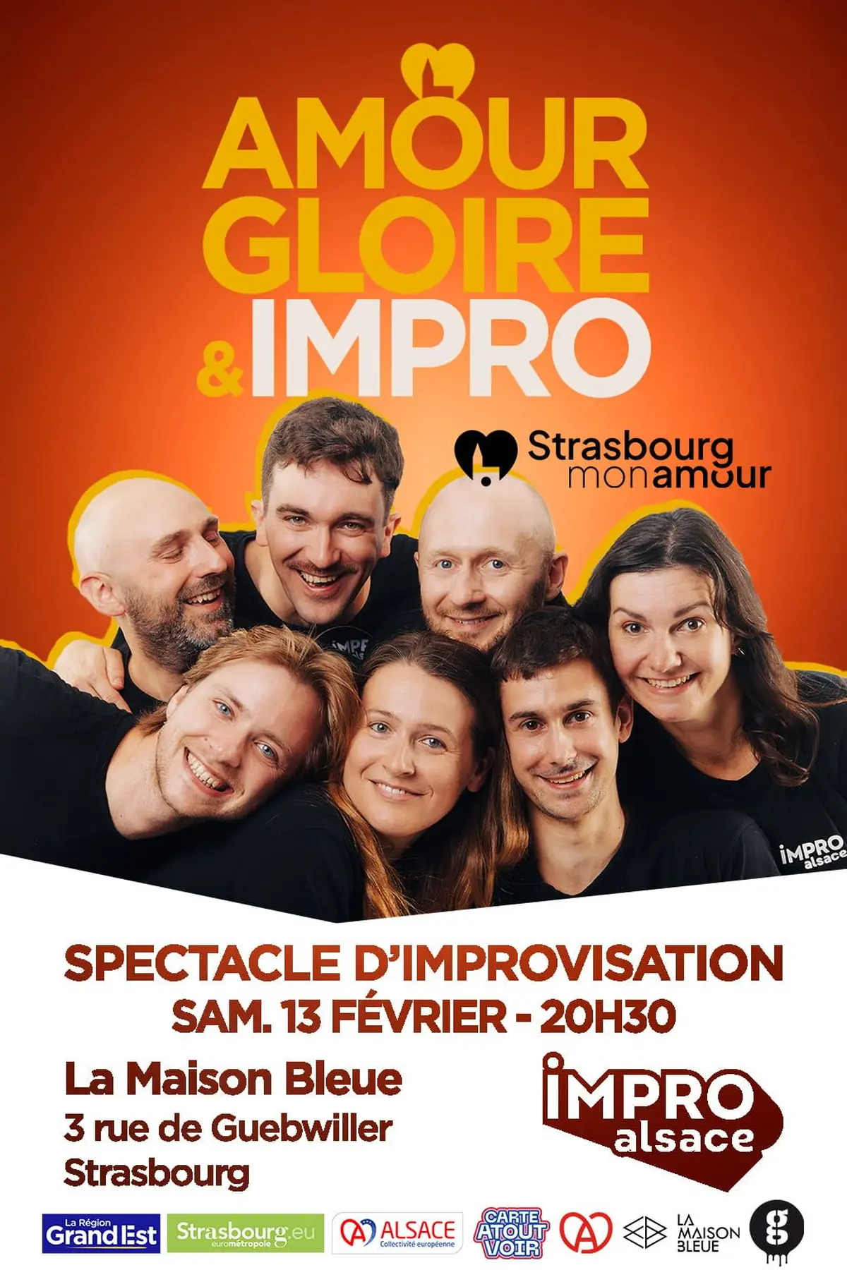 Show d'IMPRO Alsace : Amour, Gloire et Impro