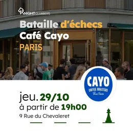 Bataille d'échecs au Café Cayo