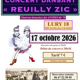 Concert dansant avec «REUILLY ZIC»