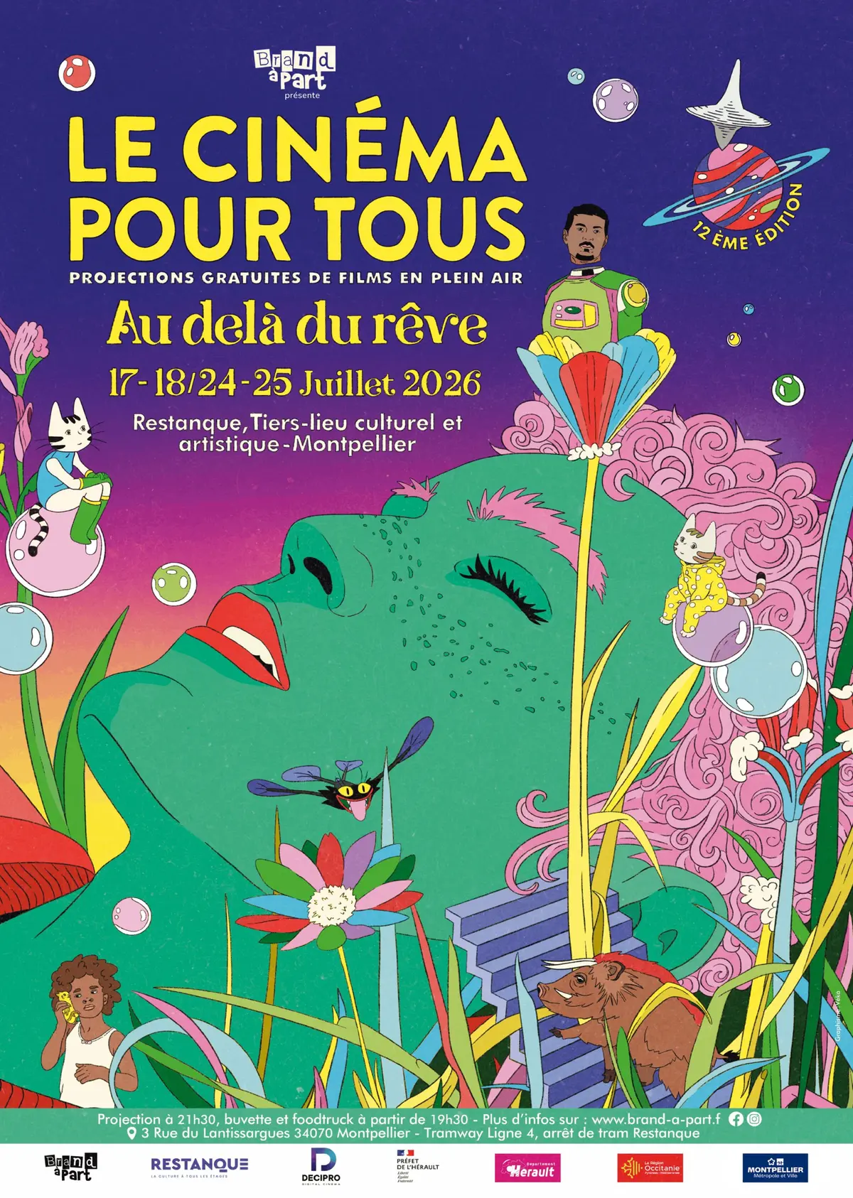 Le Cinéma Pour Tous - 12ème édition - Projections gratuites en plein air