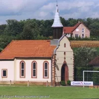 Eglise à Neewiller-près-Lauterbourg &copy; Parent Brigitte, Région Alsace-Inventaire général