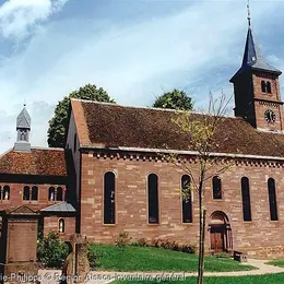 Eglise luthérienne à Langensoultzbach