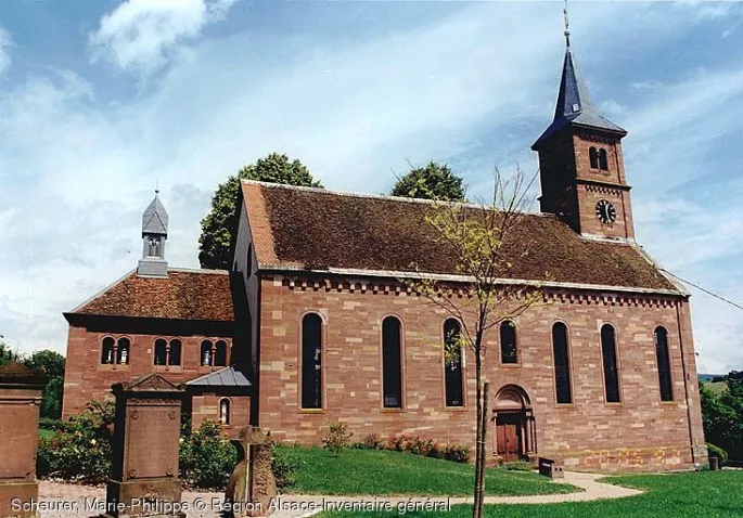 Eglise luthérienne à Langensoultzbach