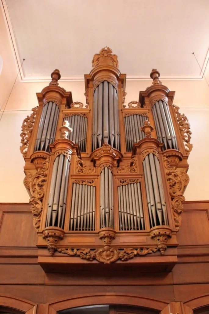 L\'orgue Silbermann-Kern de l\'église protestante de Bouxwiller