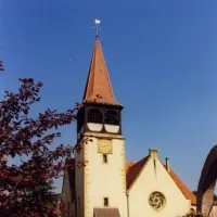 Eglise Protestante à Horbourg-Wihr &copy; Bardout Michèle, Région Alsace-Inventaire général
