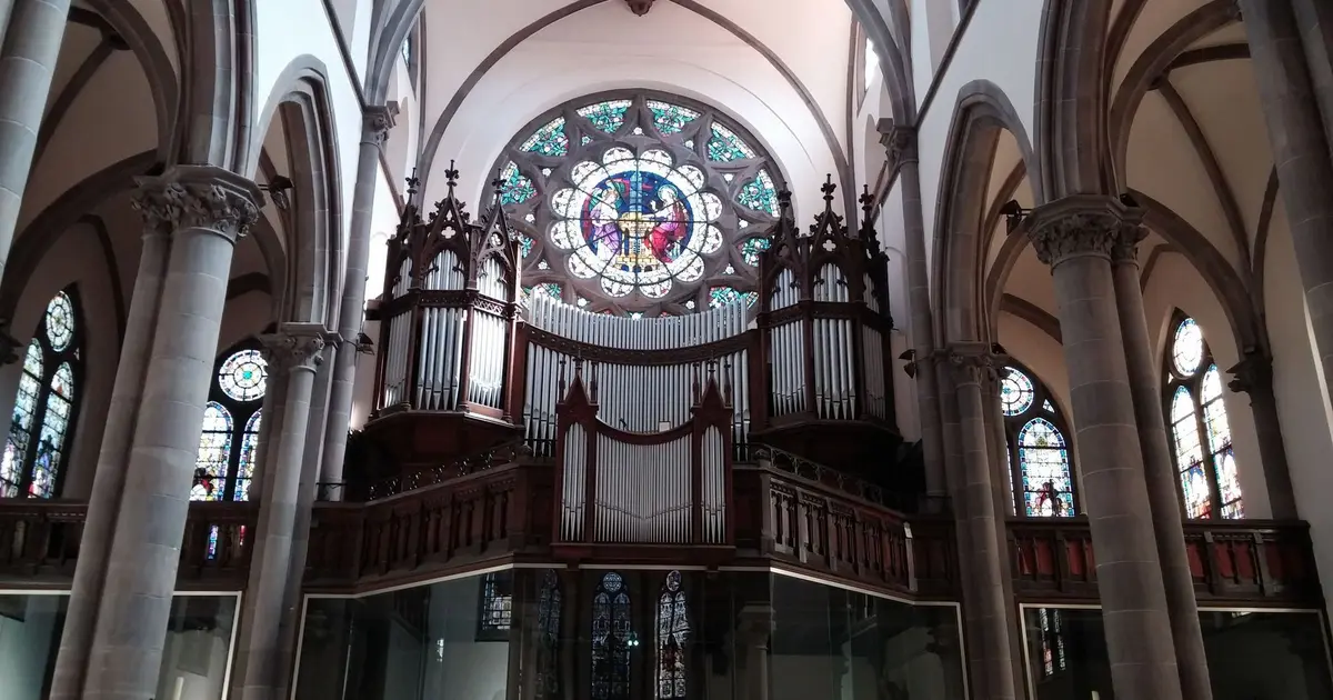 L'orgue de l'Eglise Sainte-Geneviève à Mulhouse