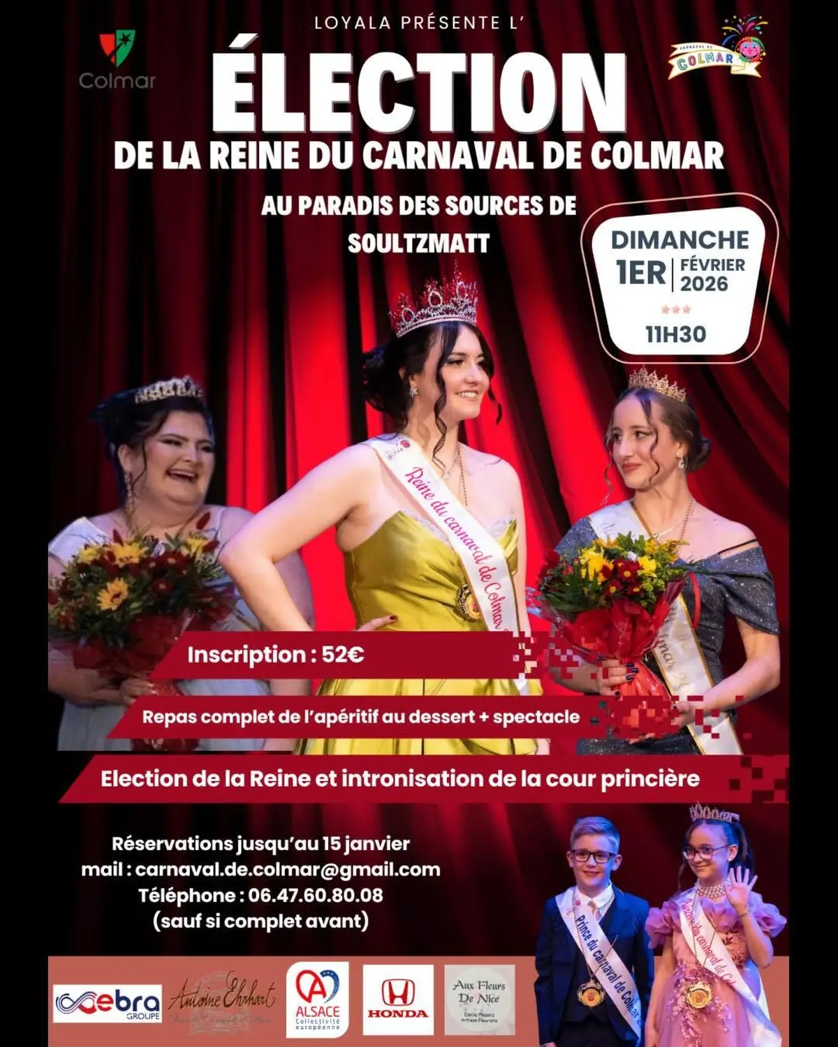 L'élection de la prochaine Reine du Carnaval de Colmar