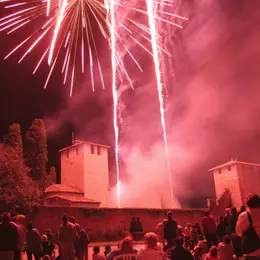 Embrasement des remparts de Vianne