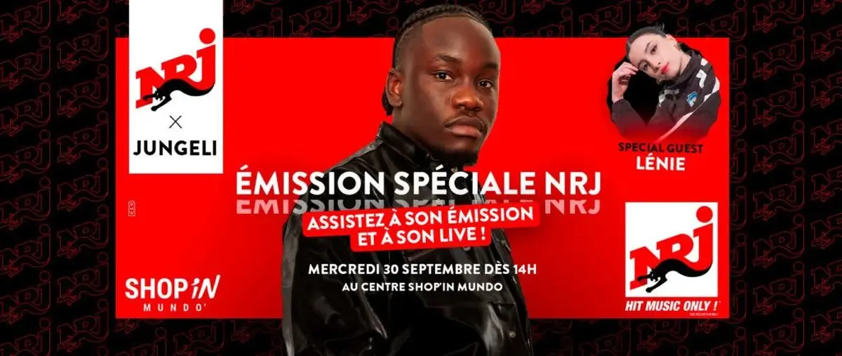 Émission NRJ en direct et live de Jungeli à Shop'in Mundo'