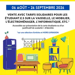 EMMAÜS Brive : Vente solidaire etudiants