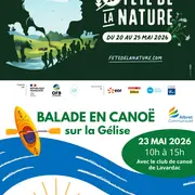 En canoé, sur le site Natura 2000 de la Gélise