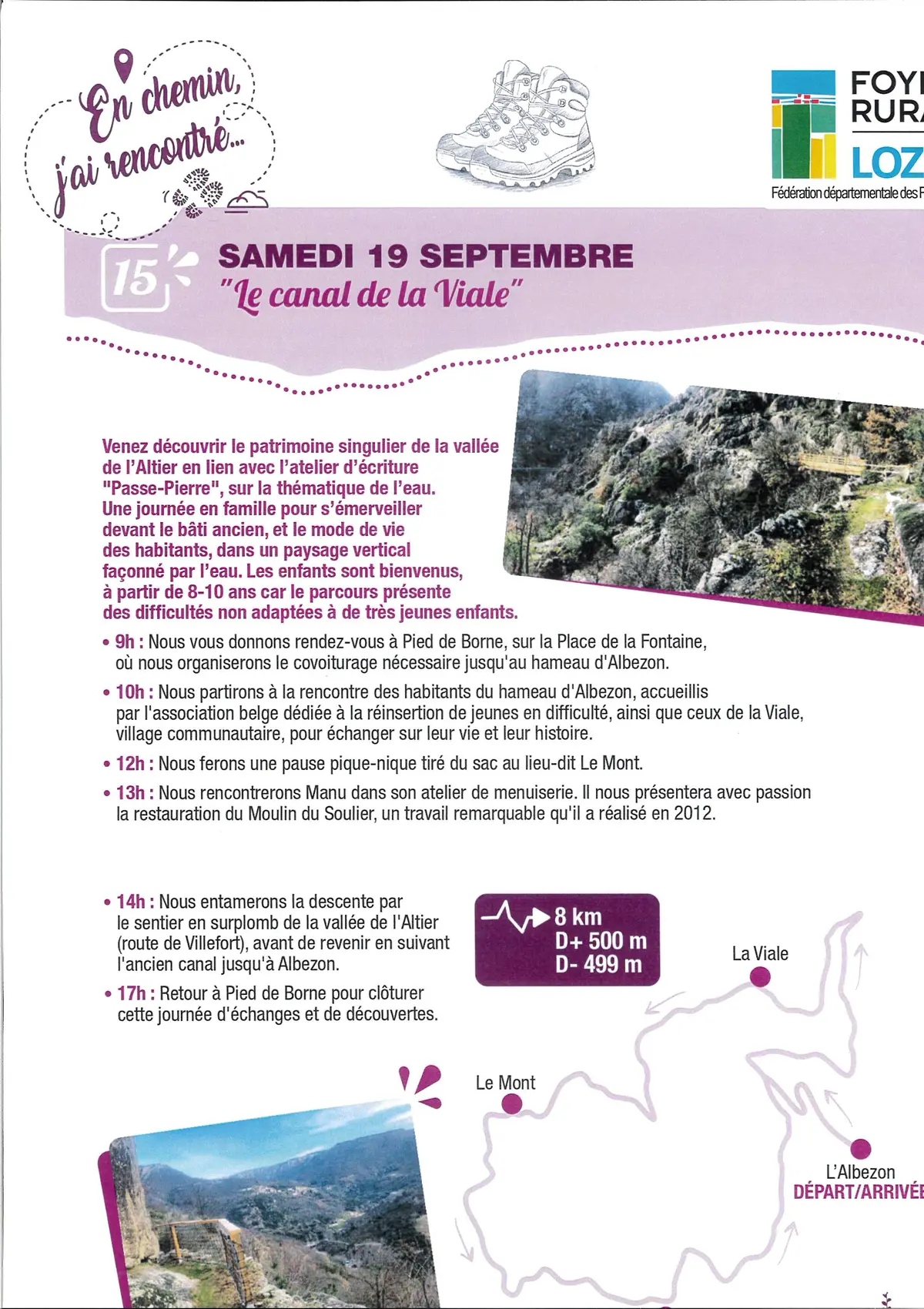 En Chemin J'Ai Rencontré : Le Canal De La Viale