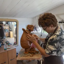 En coulisses - Découvrez les coulisses de l'atelier de VALERIE BARRAULT SCULPTURES