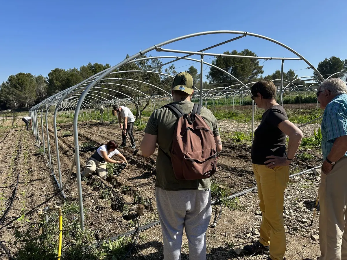 En harmonie avec la nature : les mains dans la terre