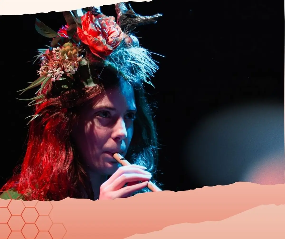 Enfants qui courent avec les loups