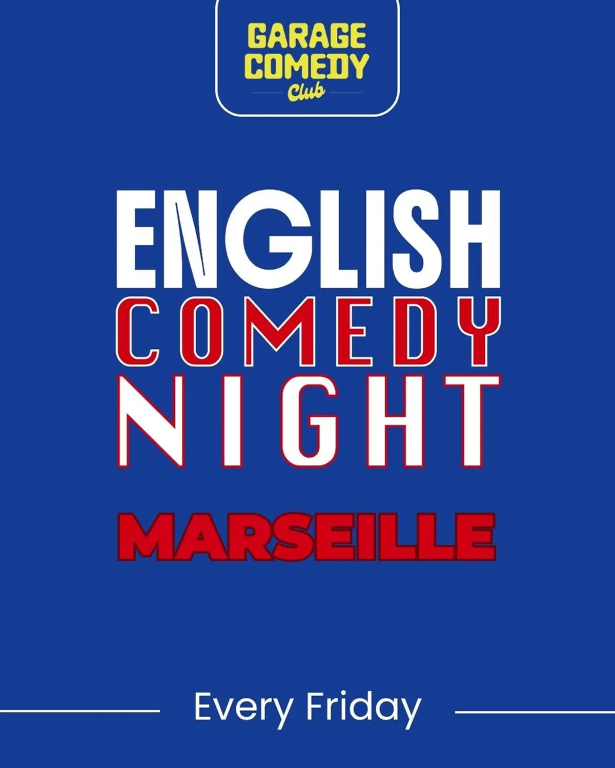 English comedy night