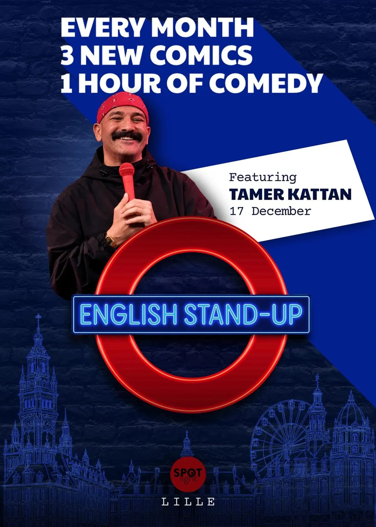 English Stand-Up Comedy Night featuring Tamer Kattan and special guests