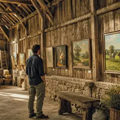 Engrangez de l'art : les granges du village comme galeries d'art