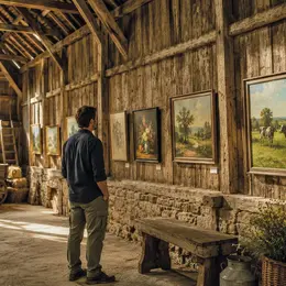 Engrangez de l'art : les granges du village comme galeries d'art