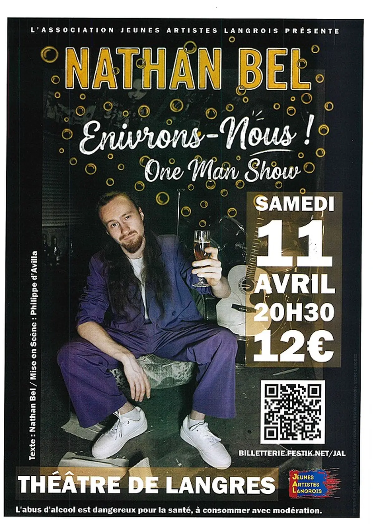 Enivrons-Nous ! One Man Show - Nathan Bel