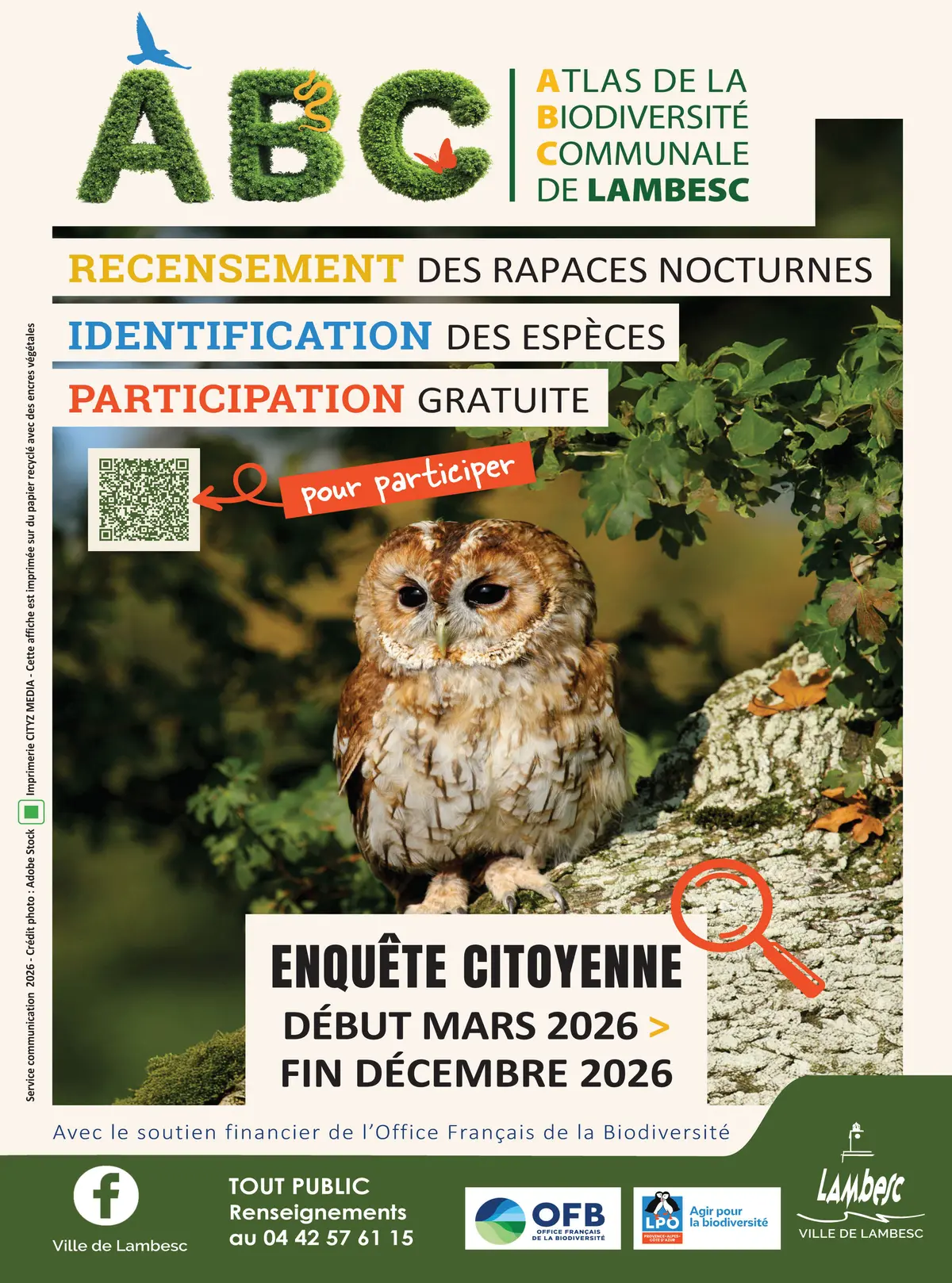 Enquête citoyenne : rapaces nocturnes