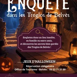 Enquête pour Halloween dans les Troglos de Belvès