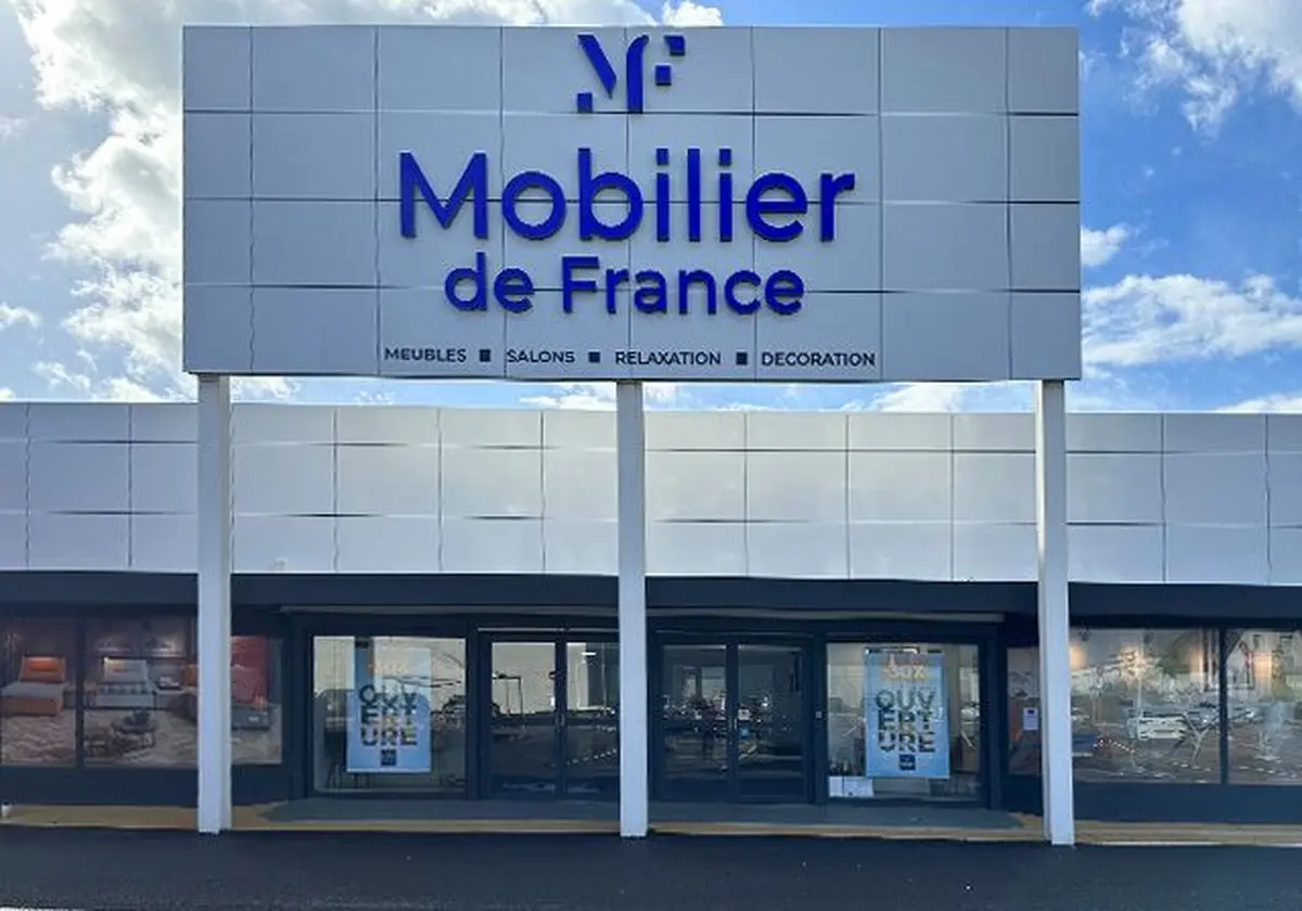 L'enseigne Mobilier de France à Wittenheim