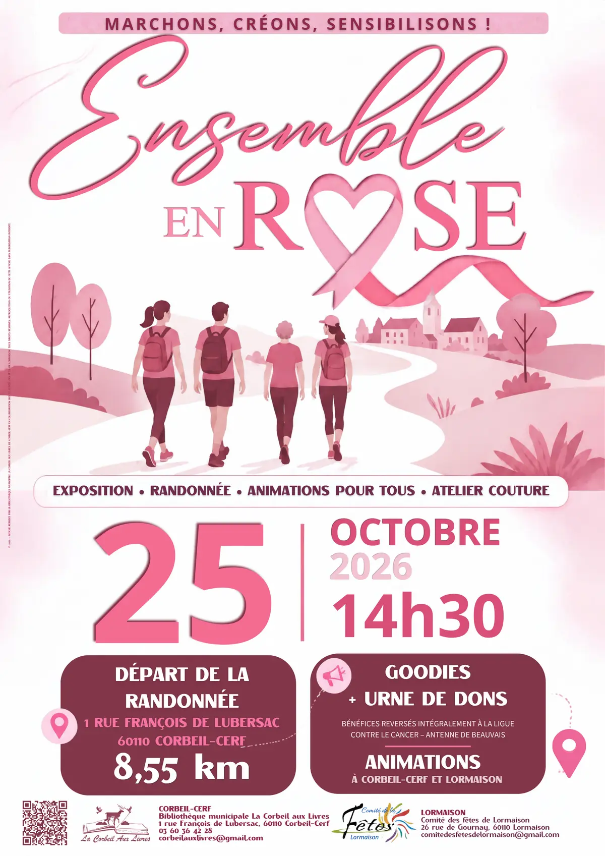 Ensemble en Rose – Marchons, Créons, Sensibilisons !