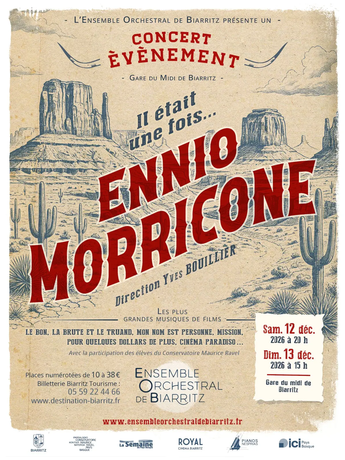 Ensemble Orchestral de Biarritz - Concert Il était une fois... Ennio Morricone