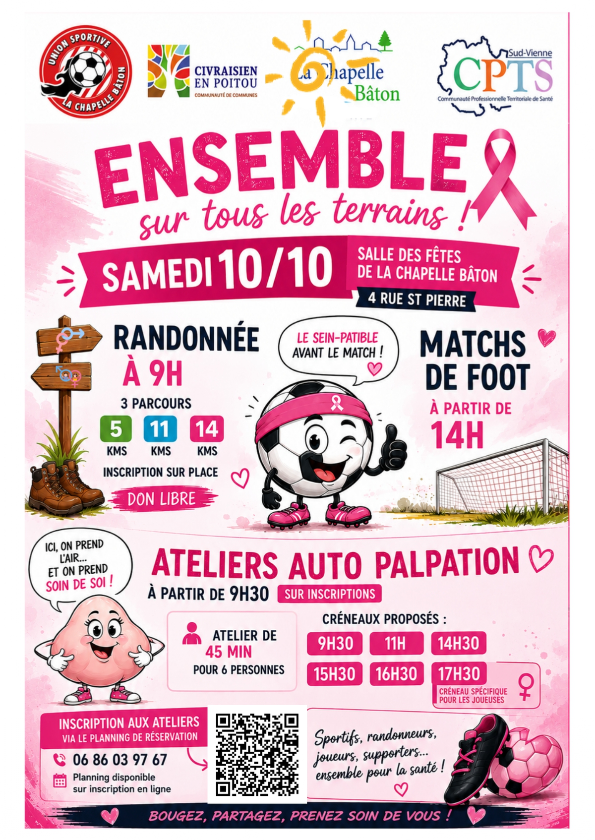 Ensemble sur tous les terrains !