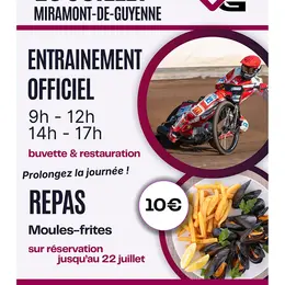 Entrainement officiel speedway