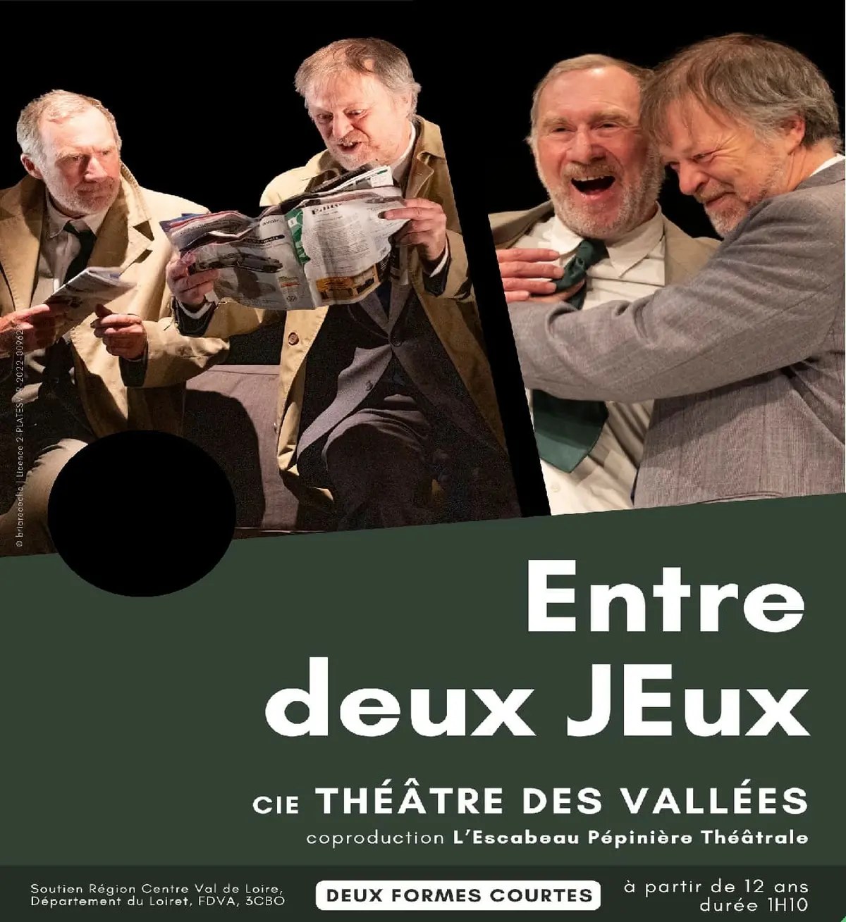 Entre deux jeux par le théâtre des Vallées Et en co-production avec le Théatre de l'Escabeau