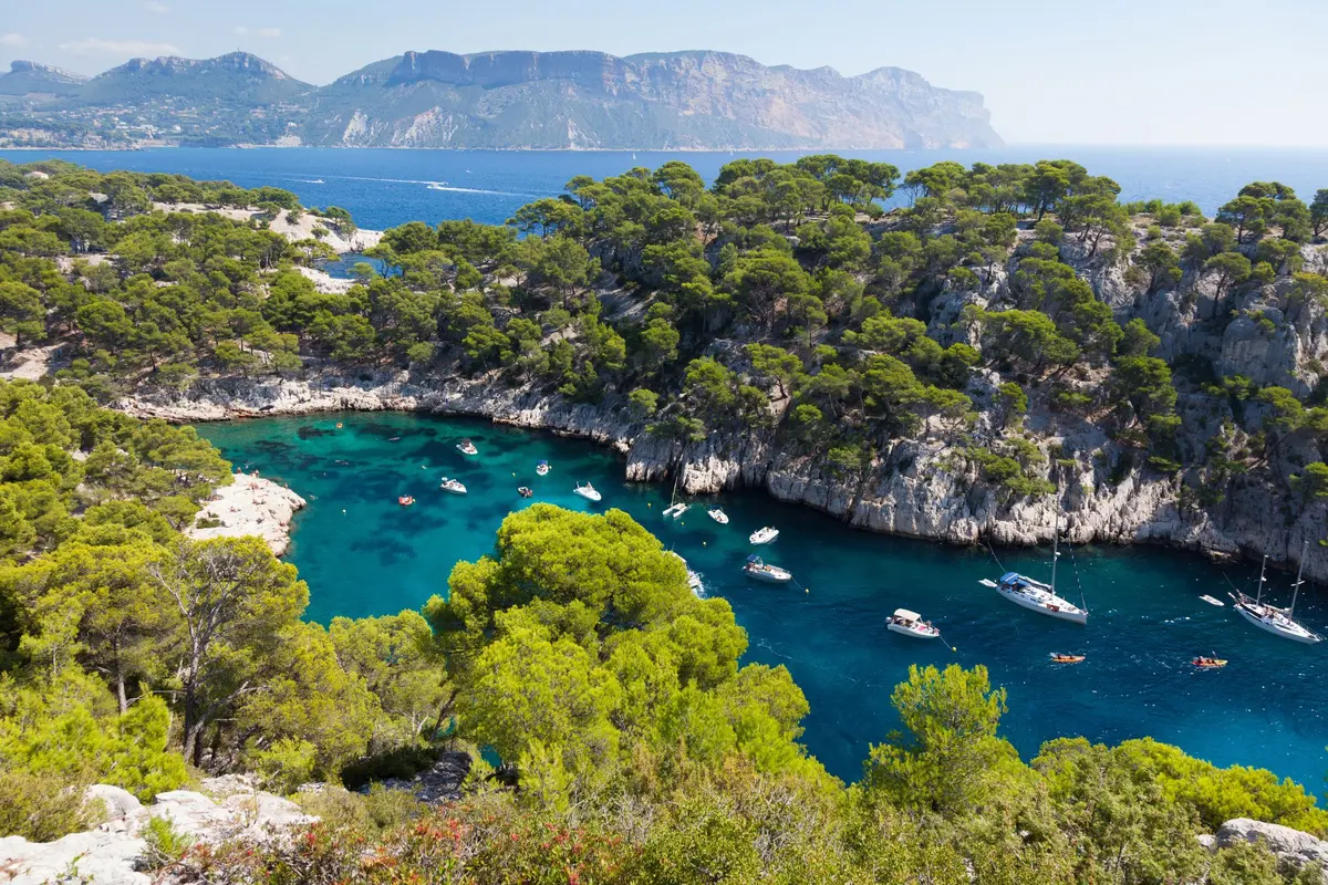 La calanque de Port-Pin à Cassis 