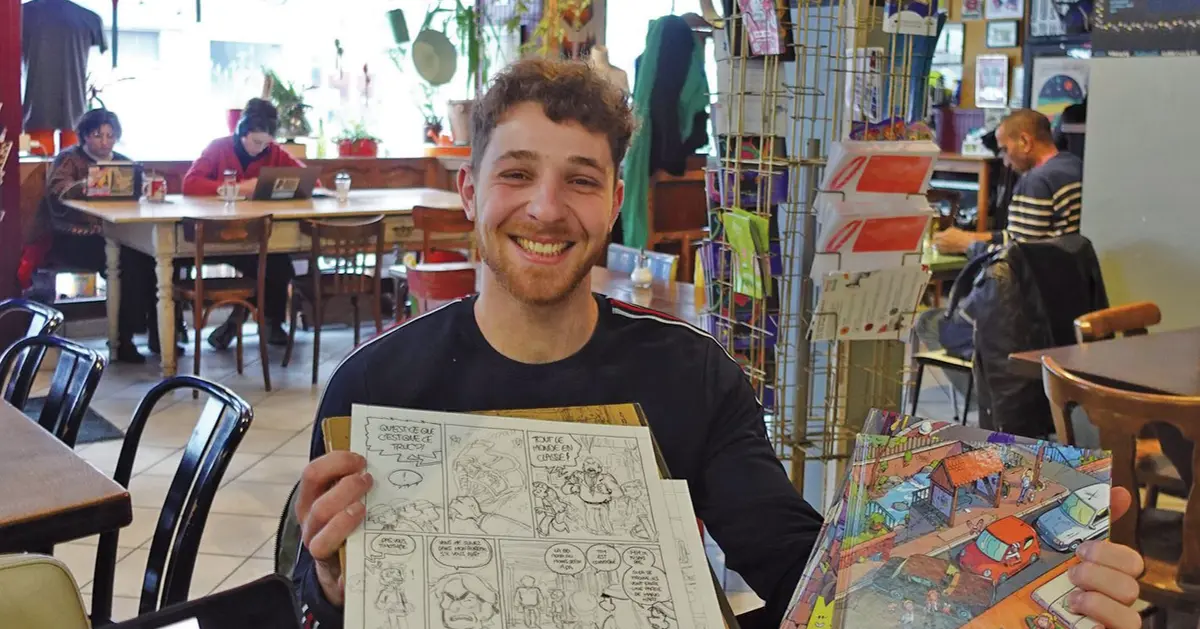 Des crayonn&eacute;s &agrave; l'album fini, un long processus ma&icirc;tris&eacute; par Enzo Berkati.