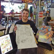 Enzo Berkati, l’auteur strasbourgeois de Mauvais Monstre qui bouscule la BD jeunesse