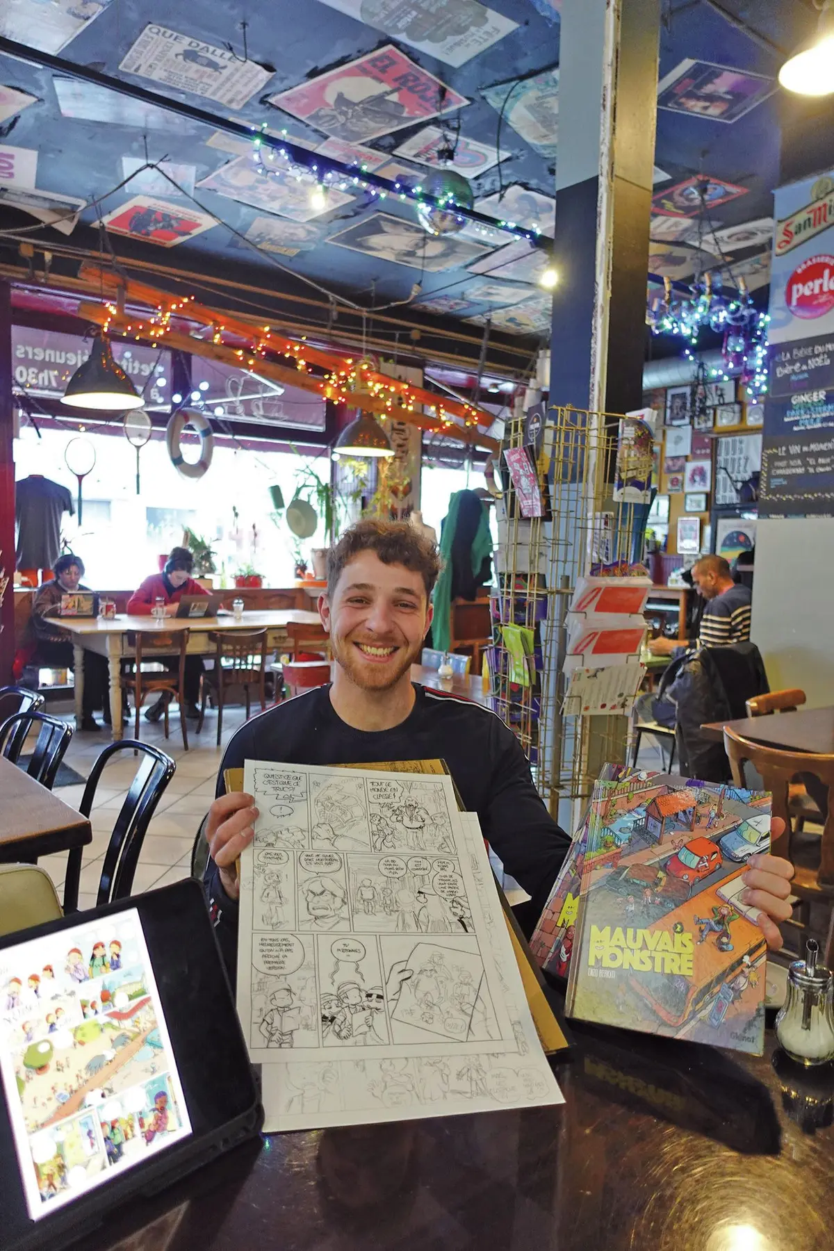 Des crayonnés à l'album fini, un long processus maîtrisé par Enzo Berkati.