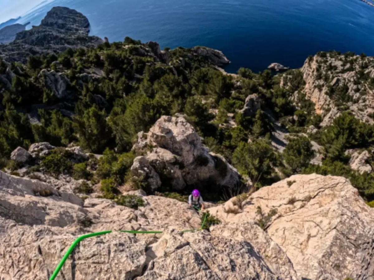 Escalade Grande Voie dans les Calanques de Marseille (13)