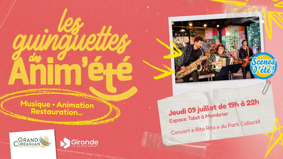 Escales culturelles des anim'été : cap sur la 1ère guinguette à Mombrier !