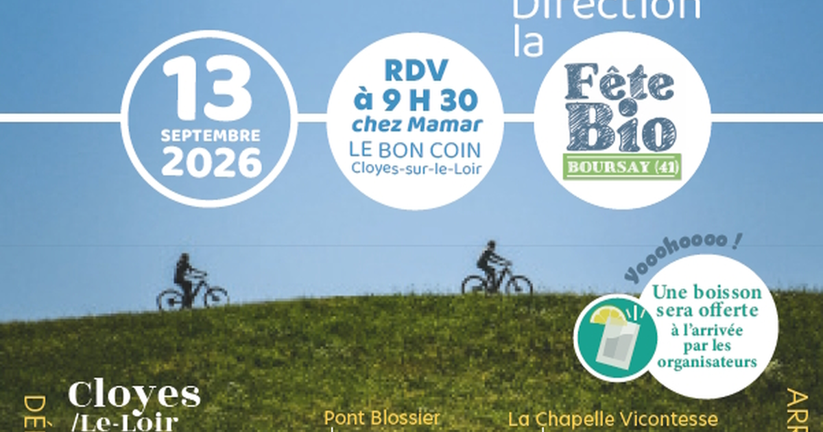 Escapade à vélo vers la Fête Bio de Boursay