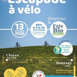 Escapade à vélo vers la Fête Bio de Boursay