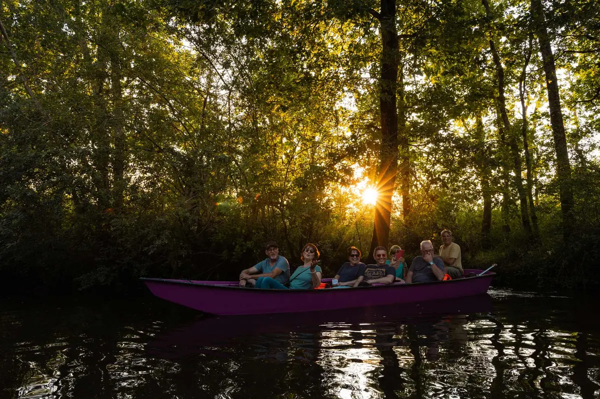 Escapade en galupe dans le Delta de Leyre