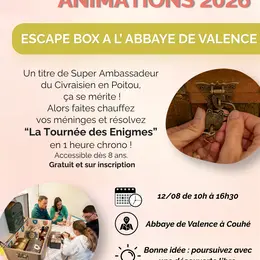 Escape Box à l'abbaye de Valence