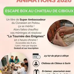 Escape Box au Château de Cibioux