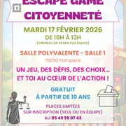 Escape game citoyenneté à Pompaire