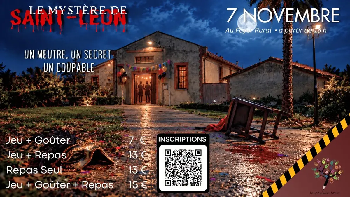 Escape Game Cluedo Famille D'Halloween
