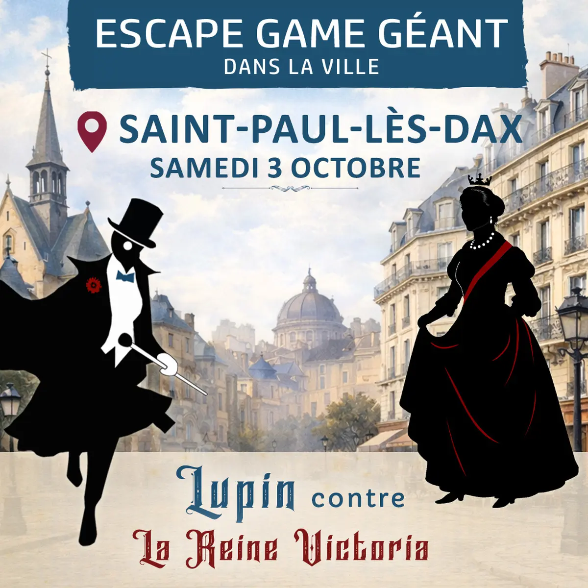 Escape Game Géant : Lupin dans la Ville